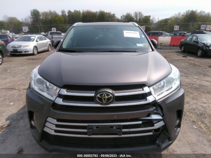 2019 TOYOTA HIGHLANDER XLE - 5TDJZRFH8KS597345