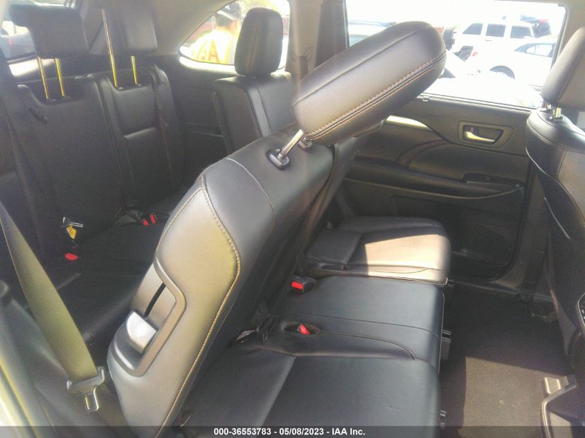 2019 TOYOTA HIGHLANDER XLE - 5TDJZRFH8KS597345