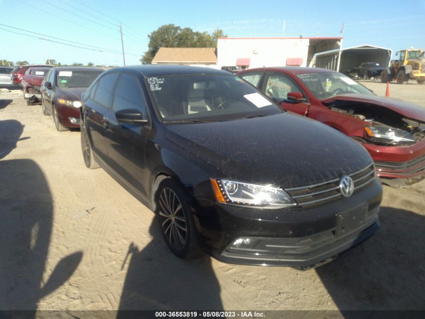 2016 VOLKSWAGEN JETTA SEDAN 1.8T SPORT - 3VWD17AJ4GM253762