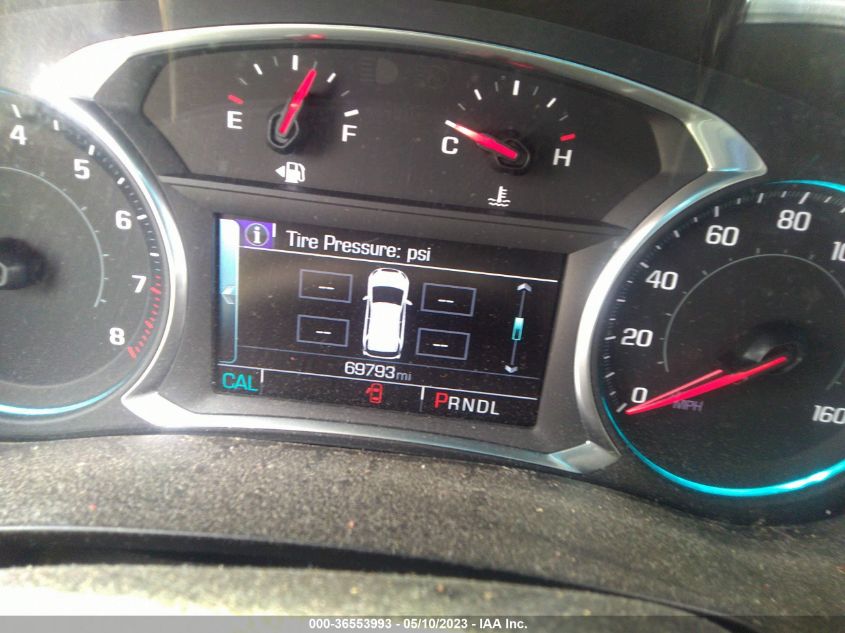 2019 CHEVROLET TRAVERSE LT CLOTH - 1GNERGKW5KJ122041