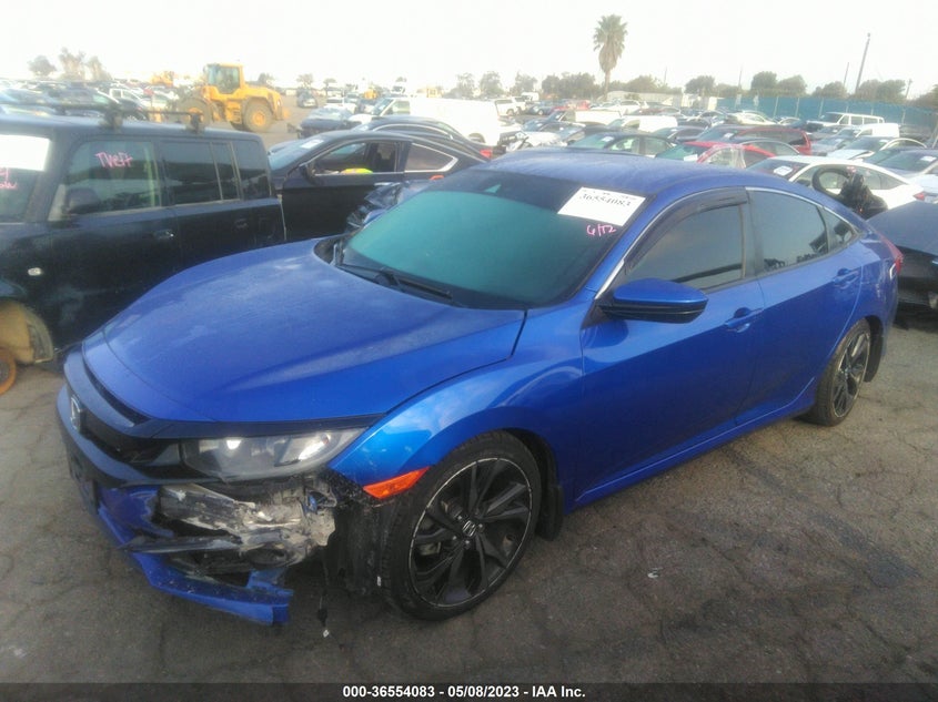 VIN 2HGFC2F83KH525256 2019 HONDA CIVIC SEDAN SPORT