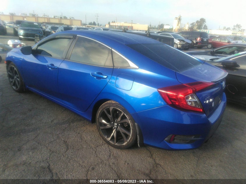 VIN 2HGFC2F83KH525256 2019 HONDA CIVIC SEDAN SPORT