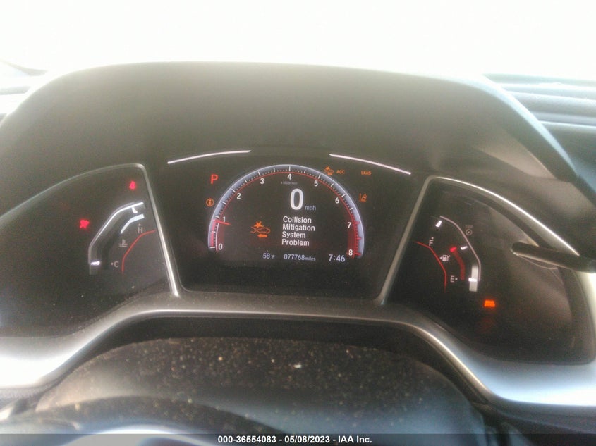 VIN 2HGFC2F83KH525256 2019 HONDA CIVIC SEDAN SPORT