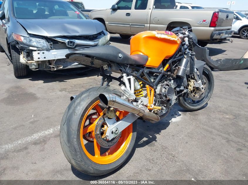 2001 DUCATI ST4 ZDM1TB8S91B004409