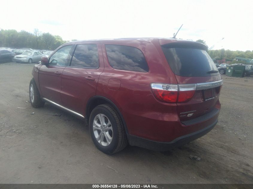 2013 DODGE DURANGO SXT - 1C4RDJAG6DC657628