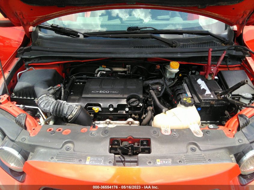 2013 CHEVROLET SONIC LTZ - 1G1JF6SB8D4178881