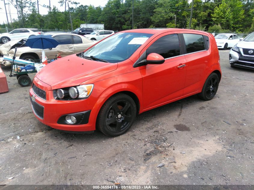 2013 CHEVROLET SONIC LTZ - 1G1JF6SB8D4178881