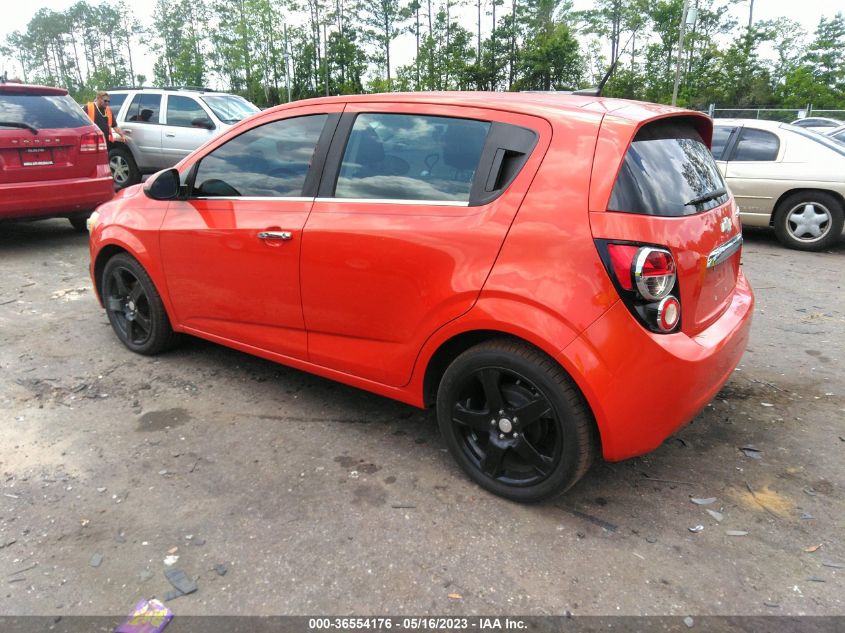 2013 CHEVROLET SONIC LTZ - 1G1JF6SB8D4178881