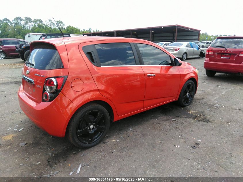 2013 CHEVROLET SONIC LTZ - 1G1JF6SB8D4178881