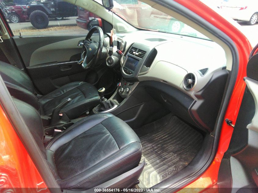 2013 CHEVROLET SONIC LTZ - 1G1JF6SB8D4178881