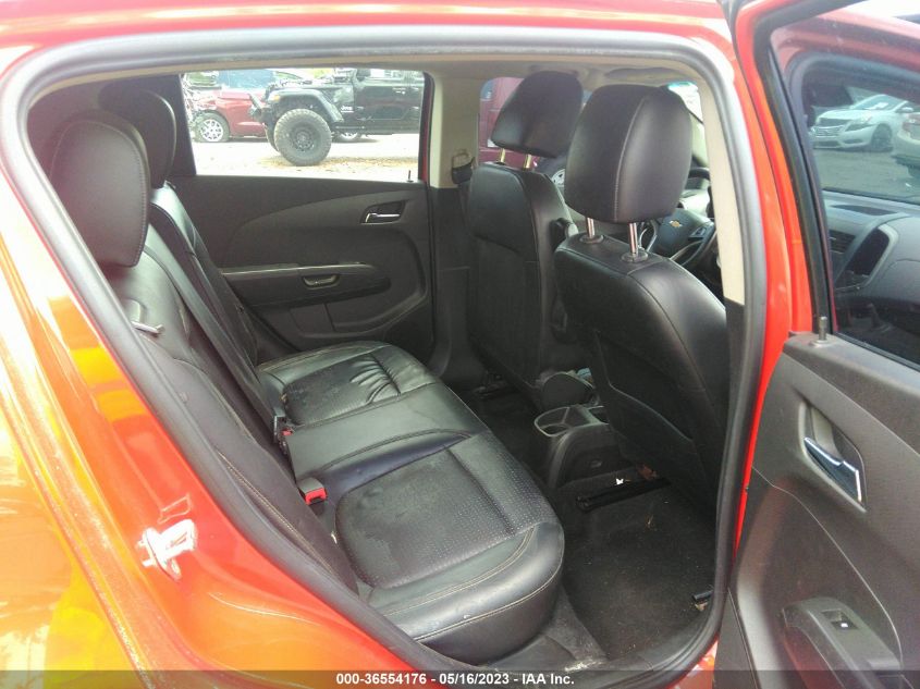 2013 CHEVROLET SONIC LTZ - 1G1JF6SB8D4178881
