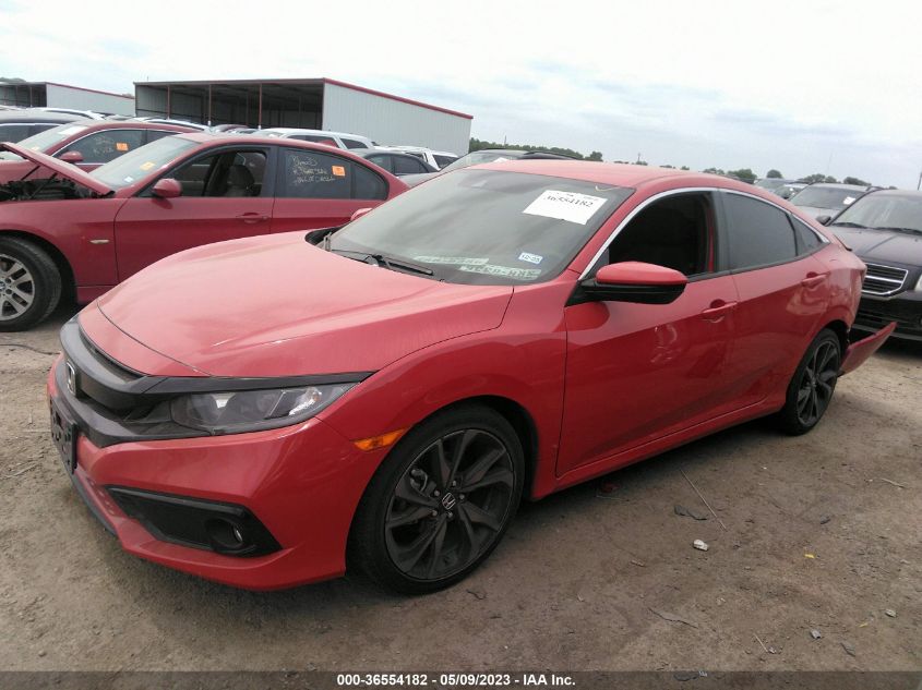 2019 HONDA CIVIC SEDAN SPORT - 2HGFC2F80KH585544