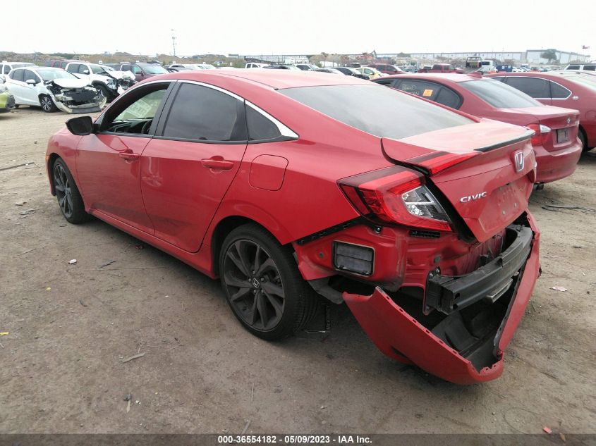 2019 HONDA CIVIC SEDAN SPORT - 2HGFC2F80KH585544