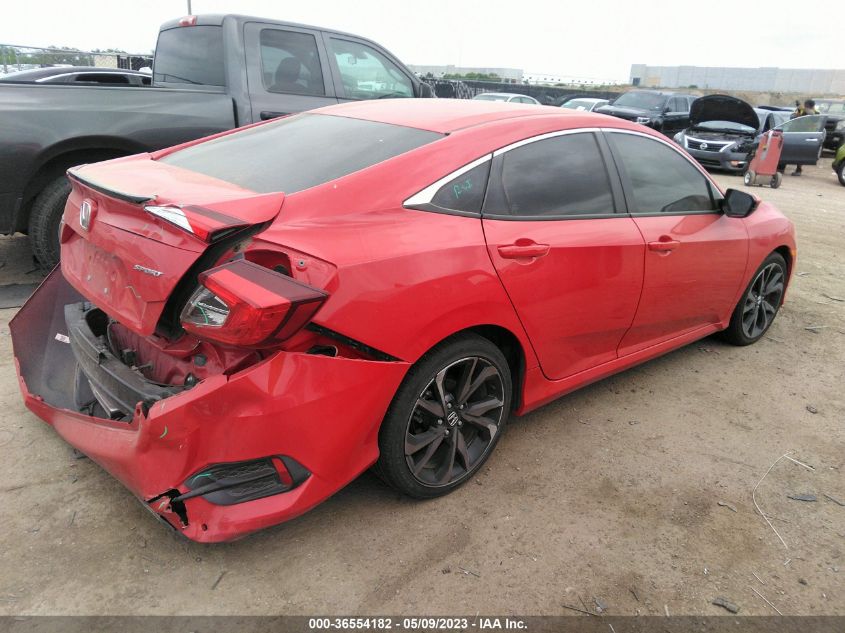 2019 HONDA CIVIC SEDAN SPORT - 2HGFC2F80KH585544