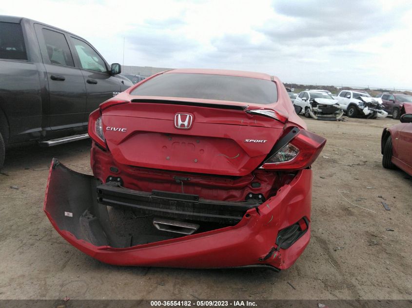 2019 HONDA CIVIC SEDAN SPORT - 2HGFC2F80KH585544