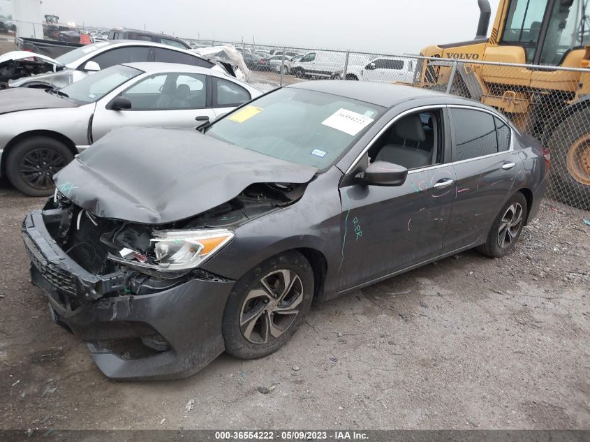 2017 HONDA ACCORD SEDAN LX - 1HGCR2F37HA219836