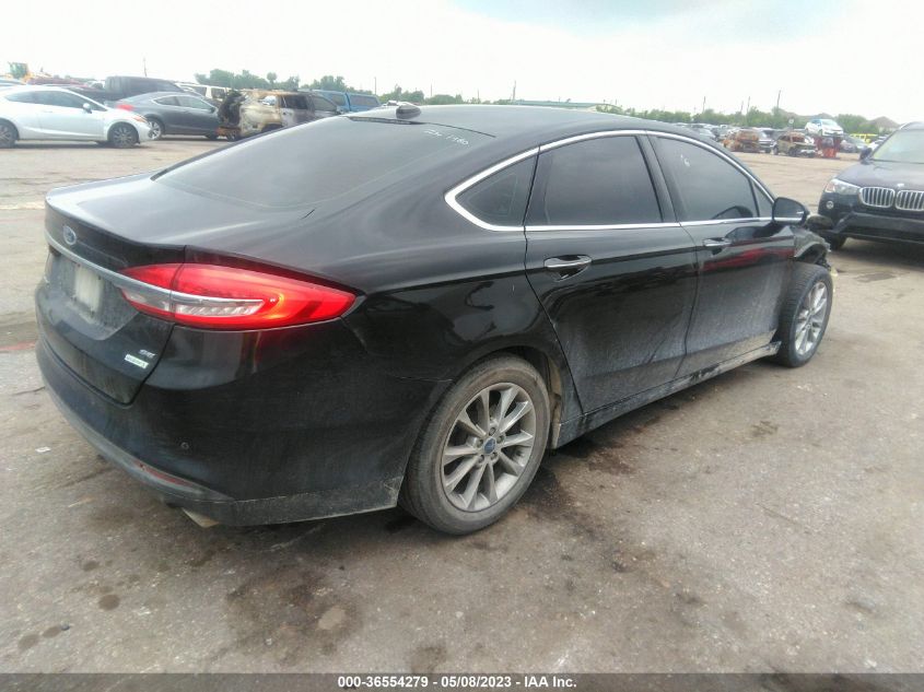 2017 FORD FUSION SE - 3FA6P0HD9HR351231