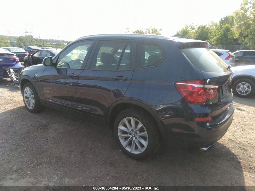 2017 BMW X3 XDRIVE28I - 5UXWX9C33H0W67364