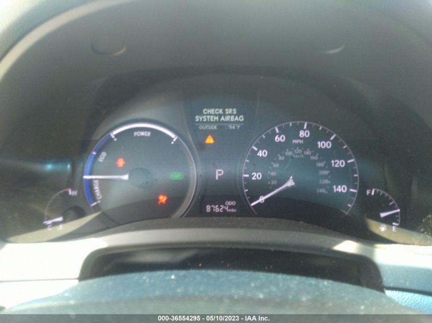 2013 LEXUS RX 450H JTJZB1BA7D2007337