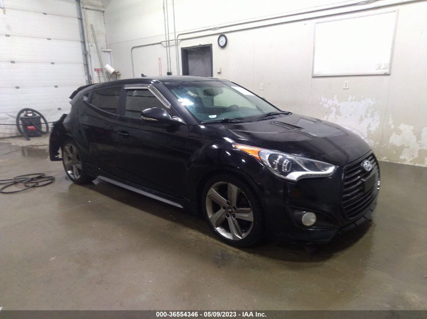 2014 HYUNDAI VELOSTER TURBO - KMHTC6AE1EU194079