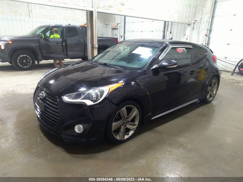 2014 HYUNDAI VELOSTER TURBO - KMHTC6AE1EU194079