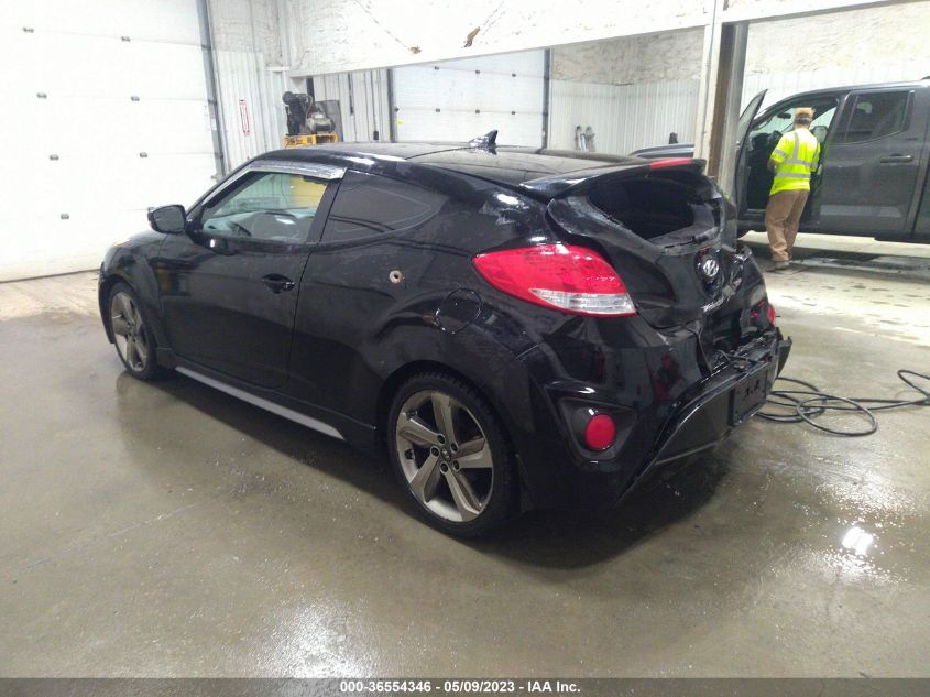 2014 HYUNDAI VELOSTER TURBO - KMHTC6AE1EU194079