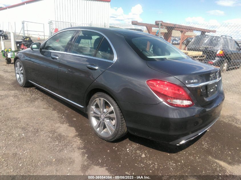 55SWF4JB2GU162450 2016 MERCEDES-BENZ C-CLASS, photo no. 3