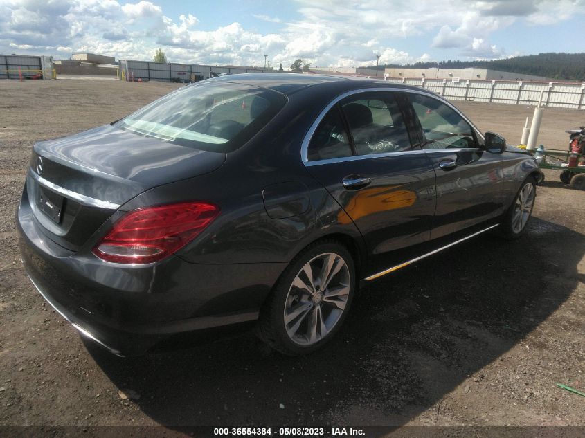 55SWF4JB2GU162450 2016 MERCEDES-BENZ C-CLASS, photo no. 4