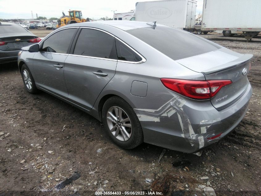 2015 HYUNDAI SONATA 2.4L SE - 5NPE24AF2FH073893