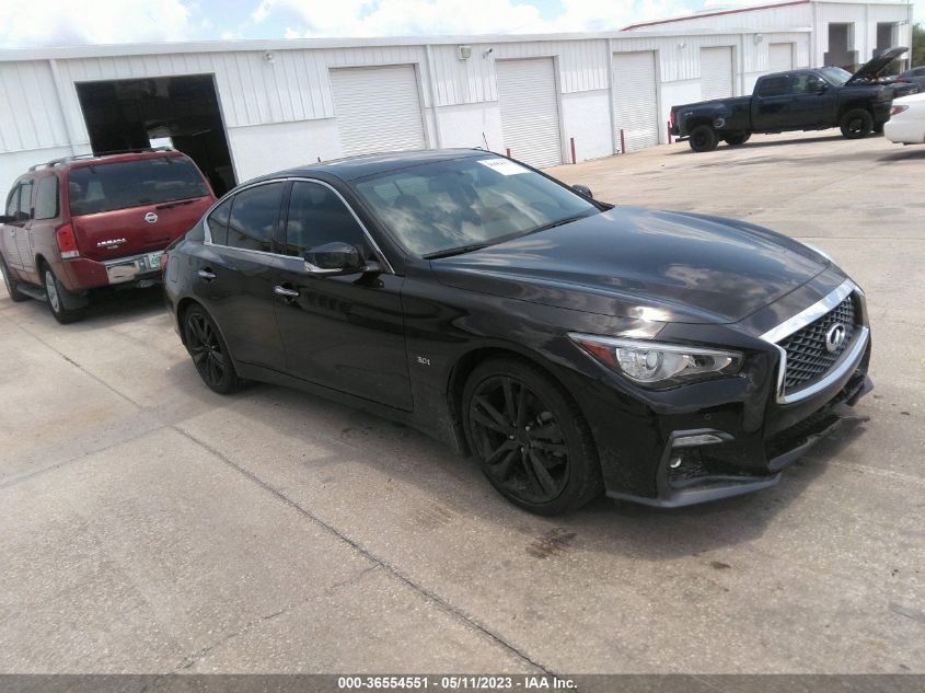 2019 INFINITI Q50 3.0T SIGNATURE EDITION - JN1EV7AP4KM542177
