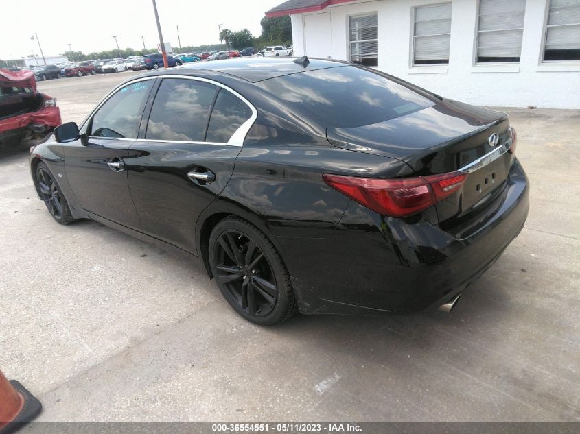 2019 INFINITI Q50 3.0T SIGNATURE EDITION - JN1EV7AP4KM542177