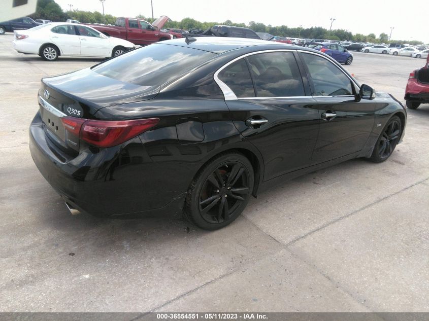 2019 INFINITI Q50 3.0T SIGNATURE EDITION - JN1EV7AP4KM542177