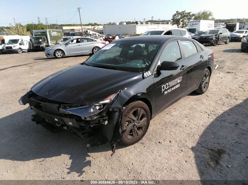 2023 HYUNDAI ELANTRA HYBRID BLUE KMHLM4AJ0PU058270