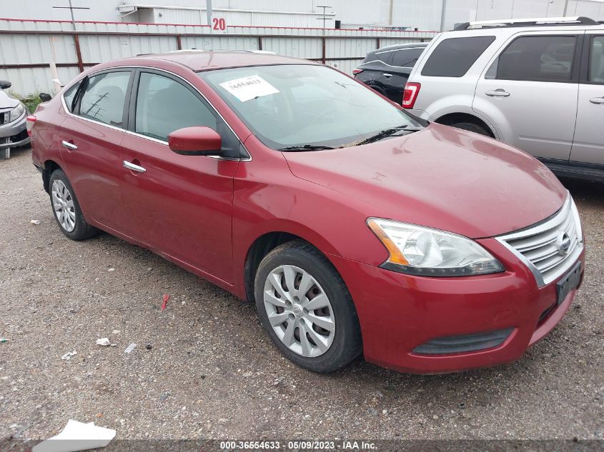 2015 NISSAN SENTRA SR/SL/S/SV/FE+ S - 3N1AB7AP7FL658691