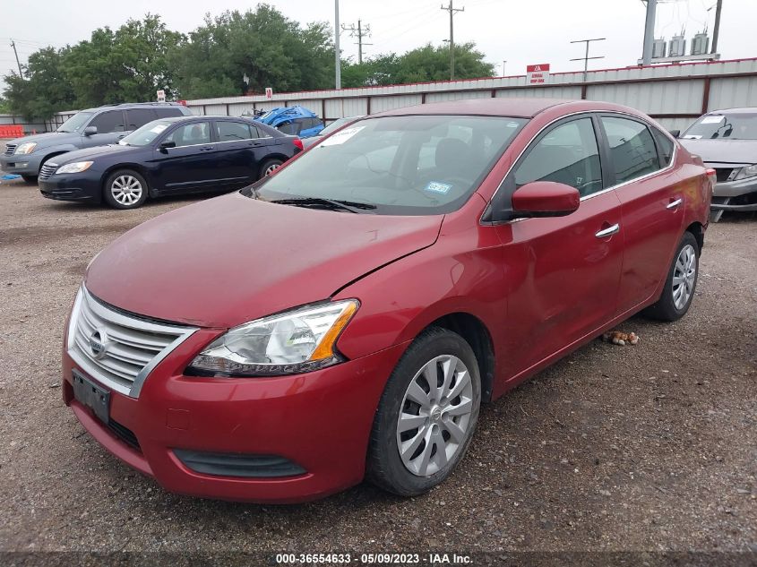 2015 NISSAN SENTRA SR/SL/S/SV/FE+ S - 3N1AB7AP7FL658691