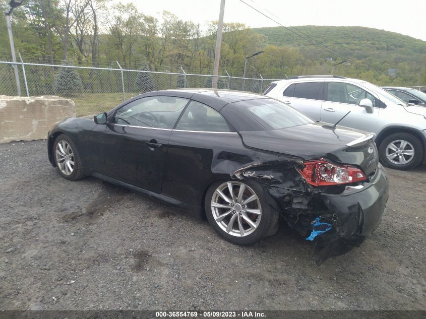 2013 INFINITI G37 CONVERTIBLE BASE - JN1CV6FE3DM771235