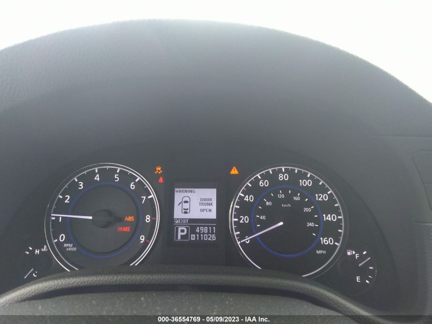2013 INFINITI G37 CONVERTIBLE BASE - JN1CV6FE3DM771235