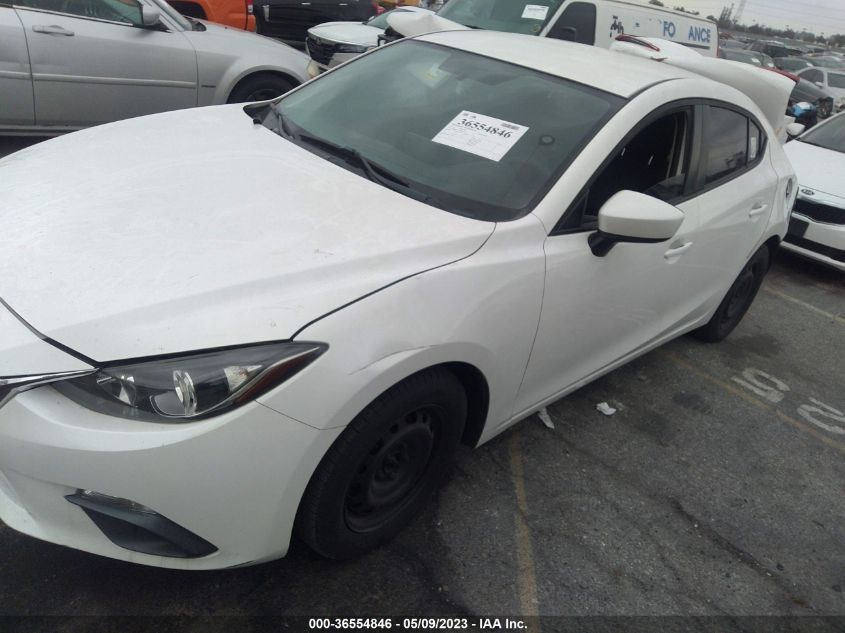 2015 MAZDA MAZDA3 I SPORT - 3MZBM1U71FM133072