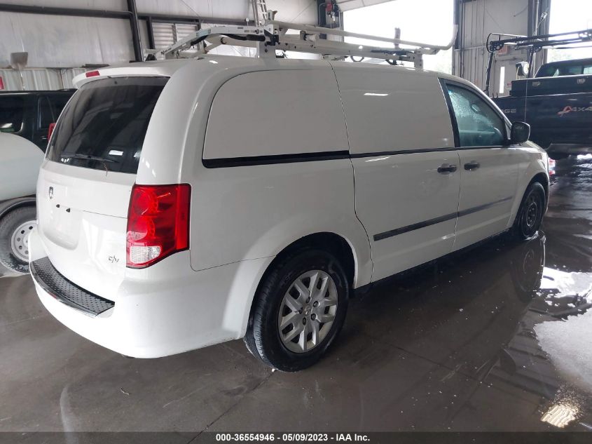 2014 RAM CARGO VAN TRADESMAN 2C4JRGAGXER233105