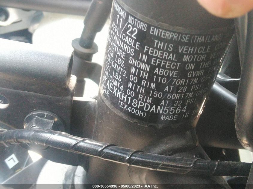 2023 KAWASAKI EX400 - JKAEXKH18PDAN5564