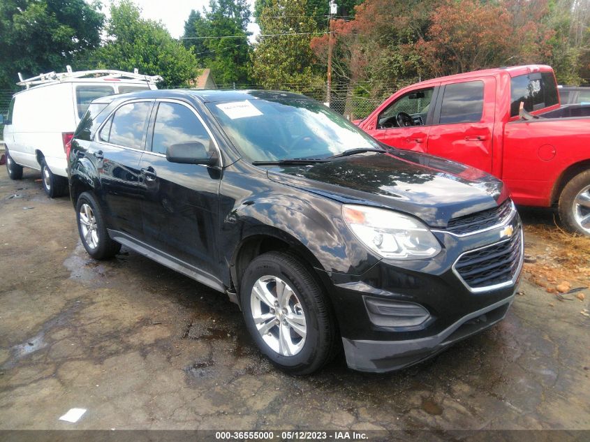 2016 CHEVROLET EQUINOX LS - 2GNALBEK0G6344566