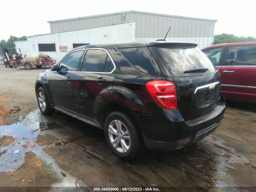 2016 CHEVROLET EQUINOX LS - 2GNALBEK0G6344566