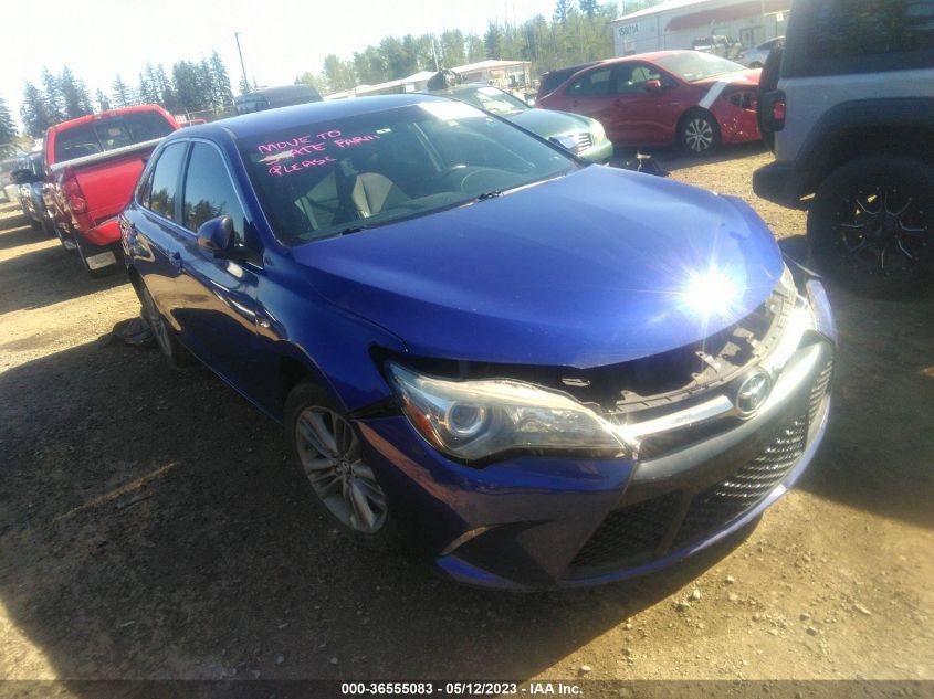 2016 TOYOTA CAMRY SE - 4T1BF1FK9GU595287