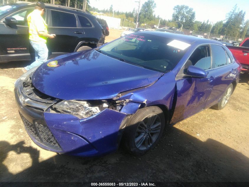 2016 TOYOTA CAMRY SE - 4T1BF1FK9GU595287