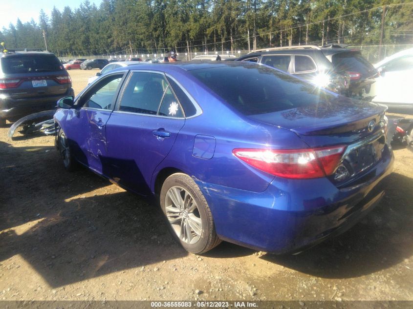 2016 TOYOTA CAMRY SE - 4T1BF1FK9GU595287