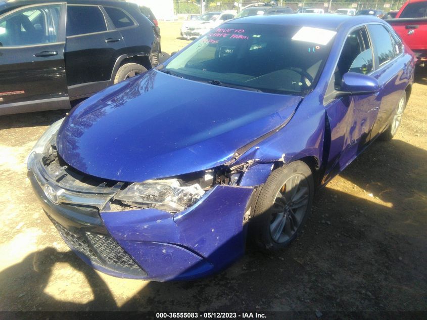 2016 TOYOTA CAMRY SE - 4T1BF1FK9GU595287