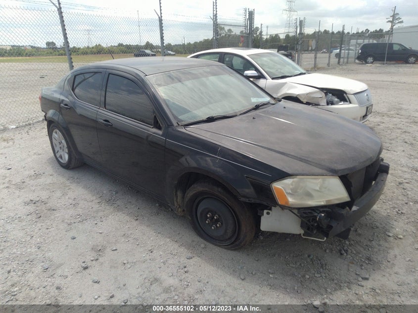 DODGE AVENGER 2013 VIN 1C3CDZAB0DN725780