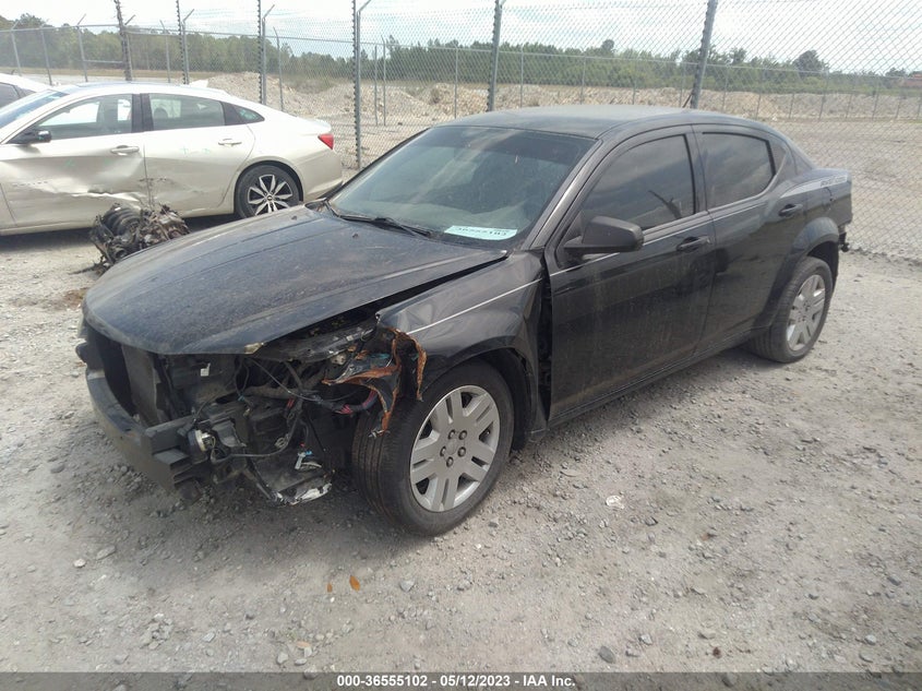 DODGE AVENGER 2013 VIN 1C3CDZAB0DN725780