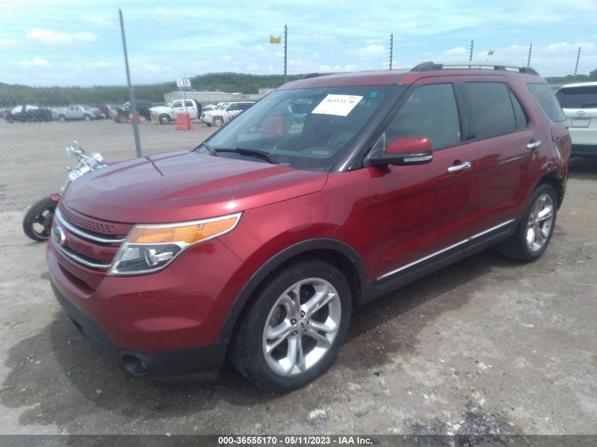 2013 FORD EXPLORER LIMITED - 1FM5K7F83DGC50377