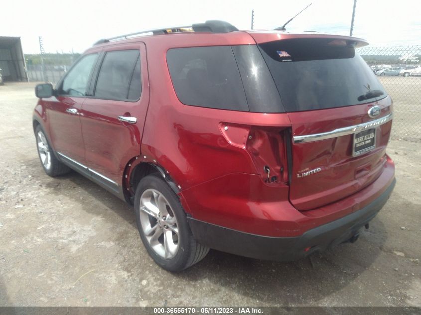 2013 FORD EXPLORER LIMITED - 1FM5K7F83DGC50377